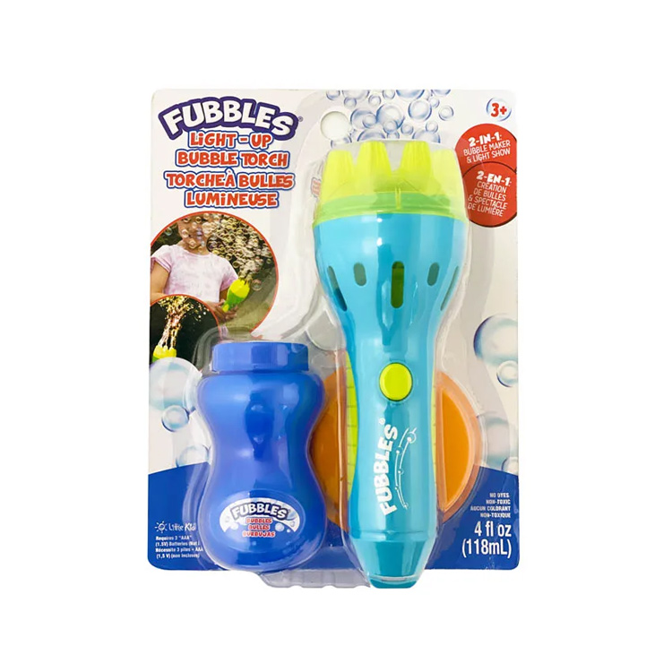 FUBBLES® LIGHT-UP BUBBLE TORCH