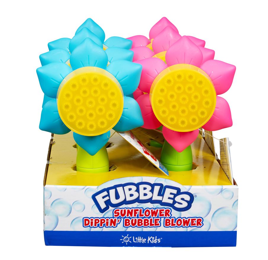 Fubbles Sunflower Dippin Bubble Blower