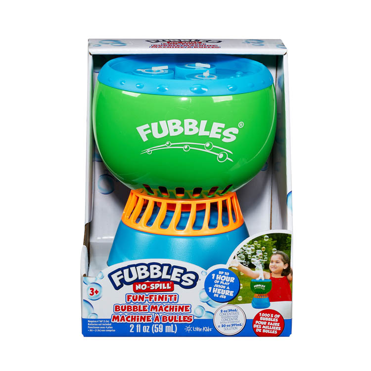 FUBBLES® NO SPILL FUN-FINITI BUBBLE MACHINE - Image 2